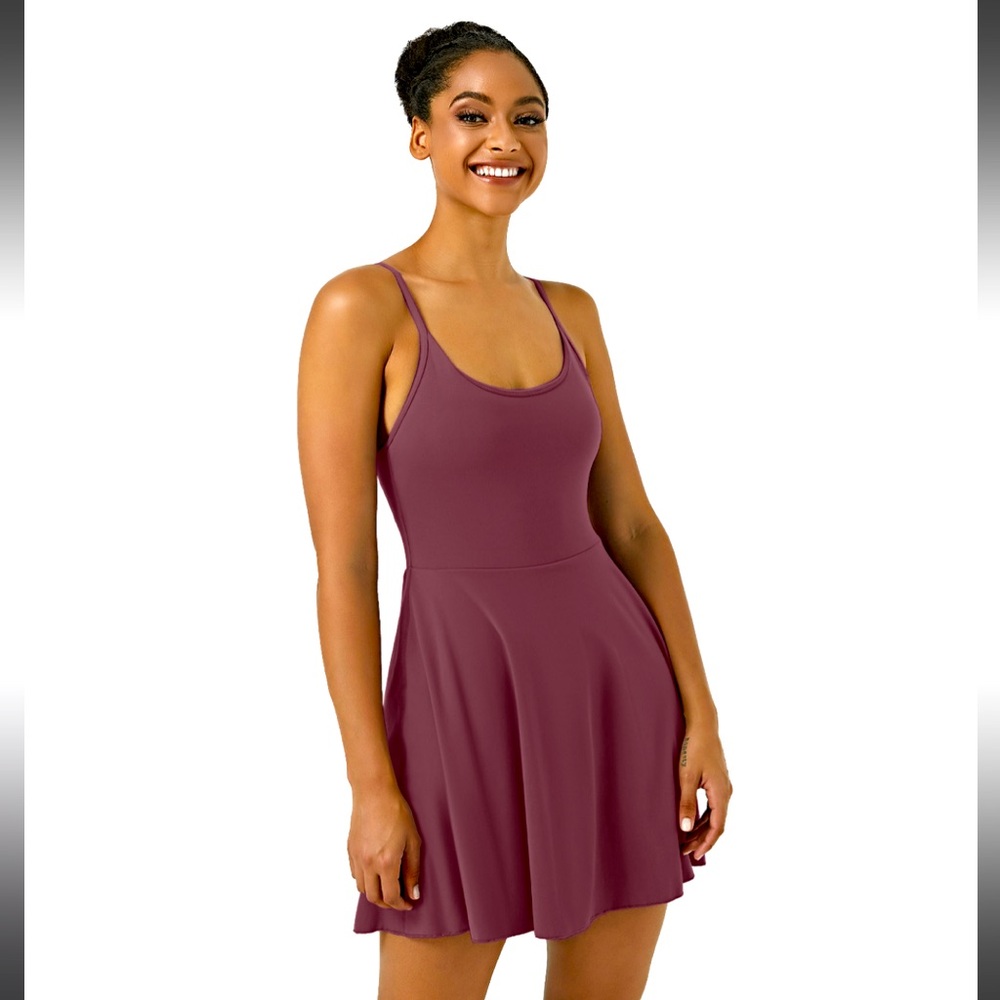 Sold Ⓜ️ Halara Softlyzero™ Plush Adjustable Strap 2-in-1 Pocket dress